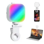 TELESIN Magnetic Fill Light RGB Full Color 2500K-9000K Portable LED Fill Light 2000mAh Rechargeable Battery for Photography Live Streaming Camera