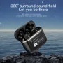 M-V8 TWS bluetooth 5.3 Earphone LED Touch Screen ANC Noise Cancelling 360° Surround Stereo 32H Battery Life In-ear Sports Eaphone Headphone