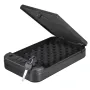 BlackSmith Portable Biometric Electronic Safes Quick Access Fingerprint Recognition Key Safe with Keys Keypad and APP Control Key Lock Box for Home Travel Car