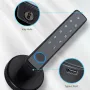 WAFU Tuya Biometric Smart Door Lock Electronic Digital Lock Password Fingerprint Keyless Entry Security Door Lock for Home