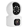 Hiseeu FH3C 2MP+2MP 1080P WiFi Baby Monitor PTZ 4MP Dual Lens Dual Screen Camera Indoor AI Tracking Motion Detection Video Surveillance Cameras Security Smart Home Alexa