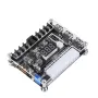 20/24Pin ATX Power Transfer Board Digital Voltage Display Multi-Output 5V-12V USB PD Fast Charging Adjustable Voltage Module with DC Socket for Electronics Testing Multi-Device Charging