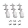 Suis Kecondongan Bersalut Chrome Matte 3 Keping dengan Butang untuk Studer Revox B77 PR99