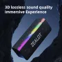 ZEALOT S72 20W bluetooth Speaker Portable Speaker Dual 52mm Drivers 3D Audio RGB Light TWS 3000mAh Battery Support AUX TF Card U Disk Playback Outdoors Wireless Speakers