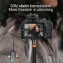 VIMAI AP006 Wireless Lavalier Microphone Smart Noise Cancelling Mic 50m Range 6H Battery Life USB-C/iP Interface Compatible for iPhone Android Camera Live Streaming Recording