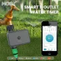 MOES Smart ZigBe Sprinkler Water Timer with 1 Outlet Rain Delay Filter Programmable Irrigation Timer Support Alexa Google Home