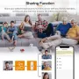 Tuya WiFi Temperature Humidity Sensor APP Remote Monitor for Smart Home Work with Alexa Google Assistant