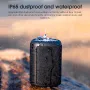 SOAIY S37 Portable Speaker bluetooth V5.4 Speaker Deep Bass 52mm Drivers RGB LIght TWS 1800mAh IP65 Waterproof Support AUX TF Playback Outdoors Wireless Speaker
