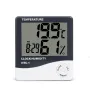 HTC-1 HTC-2 LCD Electronic Digital Temperature Humidity Meter Home Thermometer Hygrometer Indoor Outdoor Weather Station Clock
