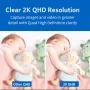 2MP Wireless WiFi Security Camera Color Night Vision Two-Way Audio Motion Detect Spotlight Siren Alarm IP65 Waterproof Smart Home Monitoring Cameras