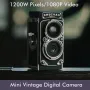 CHUZHAO Vintage Digital Camera 12MP Photo 1080P Video 1.54 Inch Screen Compact Design Rechargeable Battery Retro Style Camera