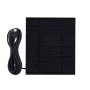 3.5W 5V Solar Panel Charger Micro USB 150x130mm Monocrystalline 22% High Conversion Efficiency Portable Solar Charger for Fans Lights Cameras