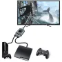 2 In 1 Out / 1 In 2 Out HD Splitter Switcher for PS3 DVD Player TV 3D 4K UHD Bi-directional Switch HD-compatible Adapter