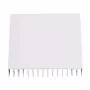 Aluminum Heatsink 100*100*18mm MOS Tube Heat Sinks Radiator for IC Module PC Computer LED PCB Semiconductor Devices with 16 Pcs Fins