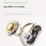 RemaxOpenBuds KF01 TWS Earbuds bluetooth 5.4 Earphone 14.2mm Moving Coil 360° Surround Stereo ENC Noise Cancelling LED Digital Display White Noise Music Liquid Silicone Earhooks Sports Headphone