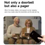 1-to-1 Wireless Music Doorbell IP44 Waterproof 200 Meters Long Range Remote 38 Music Easy Installation Smart Home Battery Operated Door Bell EU Plug Pager