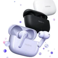 Realme Buds T310 bluetooth Headset Wireless ANC Earphone 46dB Depth Noise Cancelling AI Call Noise Reduction 3D Surround Sound 40H Battery Life Low Game Delay In-ear Sports Headphones
