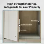 MOES Tuya Bluetooth Smart Lock ID Card NFC Unlock App Remote Control Security for Cabinets and Drawers Ultra-long Battery Life Easy Installation