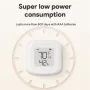 Tuya Smart WiFi Zigbee3.0 Capteur de température et d'humidité Hygromètre d'intérieur Thermomètre Détecteur avec écran LCD Télécommande Compatible Alexa Google Home
