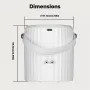 MoesHouse Tuya WiFi Watering Pump Timer Device Irrigation System Garden Tools Sprinkler Wired Design Auto Mode Manual App Control
