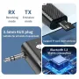 D28 3 in 1 bluetooth Transmitter Receiver 3.5mm Audio AUX Adapter Supports TF Card Hand-Free Call for Car Speaker