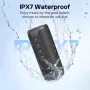 Tribit StormBox 2 bluetooth Hoparlör Taşınabilir Hoparlör Çift 48mm Tam Aralıklı Sürücüler 360¡ã Surround Ses Derin Bas TWS Eşleştirme 24 Saat Oynatma Süresi IPX7 Su Geçirmez Açık Hava Kablosuz Hoparlör