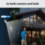 MOES Tuya WiFi 3MP Akıllı Güvenlik Kamerası Kablosuz Kablolu RJ45 Ağ IP65 Su Geçirmez Hareket Takibi Tam Renkli Gece AB Fişi