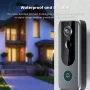 M20 1080P Tuya WiFi Video Doorbell 155° Wide Viewing Intelligent Night Vision 2-way Audio IP65 Waterproof APP Remote Monitoring HD Visual Door Bell Supports PIR 4000mAh Battery
