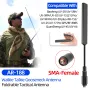 ABBREE AR-188 SMA-Female Tactical Antenna Dual Band 25W UHF/VHF 136-174MHz 400-520MHz High Gain Compatible With Baofeng Radios Enhanced Signal Reception