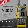 BAOFENG UV-S9 Plus Walkie Talkie Green Yellow Tri-Band 10W With USB Charger Powerful CB Radio Transceiver VHF UHF