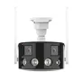 2K 4MP Dual Lens Panoramic WIFI Camera RJ-45 180° Wide Viewing Angle AI Human Detection IR Color Night Vision Two-way Audio Waterproof ICSEE Surveillance IP Camera EU Plug