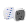 SONOFF SNZB-02D - Sensor inteligente de temperatura y humedad LCD (4 unidades) con control por aplicación, compatible con ZB Bridge-P, ZB Dongle y NS Panel.
