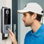 M21 1080P HD Tuya WiFi Video Doorbell Intelligent Night Vision 155° Wide Viewing 2-way Audio IP65 Waterproof 4000mAh Battery APP Remote Monitoring Visual Door Bell Supports PIR