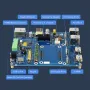 Raspberry Pi CM4 Compute Module 4 PoE Mini-Computer Type B Metal Case Cooling Fan PoE IO Board High Performance Network Connectivity