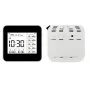 Termômetro e higrômetro inteligente 13 em 1 Tuya WIFI, medidor de temperatura e umidade interno preciso, monitor com display de hora/calendário/alarme, suporte para controle remoto por aplicativo para escritório doméstico