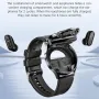 X10 1.39inch HD Screen CNC Metal Steel-feel Watch with TWS Earphones bluetooth Call Heart Rate Blood Pressure 3605 Real Blood Oxygen Monitor Sleep Monitoring NFC Function Multi-sport Modes Music Playback IP67 Waterproof Smart Watch