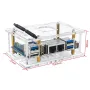 Orange Pi RV2 Acrylic Case Transparent Shell Cooling Fan Optional Copper Heatsinks Protective Box for Single Board Computer