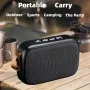 G2 Portable bluetooth Speaker Mini Fabric Speaker HiFi Loudspeaker Deep Bass Hands-free Call Support AUX TF Card U Disk Playback FM Radio Outdoors Wireless Speakers Subwoofer