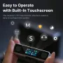 Ulanzi U-Mic 2.4G Stereo Wireless Microphone 100m Pickup 20 Hours Recording for DSLR IOS Android PC Live Streaming Interview