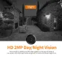 C23 1080P Smart Digital Doorbell Concealed Viewer 3.97 inch Screen 125° Doorbell Camera with Night Vision Electronic Peeping Door Bell