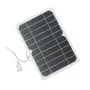 Solar Powered Oxygen Pump 5W USB Aerator EVA Laminated Panel 21.5 Efficiency 2W Air Pump Dual Air Stones for Fishing Aquariums Outdoor