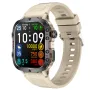 QX11 1.96inch HD Screen bluetooth Call Heart Rate Blood Pressure Blood Oxygen Monitor Sleep Monitoring Breathing Exercise Female Menstrual Cycle 100+ Sport Modes Music Playback 3ATM Waterproof Smart Watch