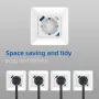 Tuya WiFi Smart EU Wall Socket with PD 20W Type-C & A Dual USB Fast Charger Outlet APP Remote Control Voice Control with Alexa Google Home