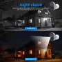 ESCAM G14 3MP Full HD WiFi IP Camera AI Recognition H.265 Rechargeable Battery PIR Alarm Cloud Storage Night Vision Two Way Audio PIR Motion Detection