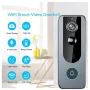 M20 1080P Tuya WiFi Video Doorbell 155° Wide Viewing Intelligent Night Vision 2-way Audio IP65 Waterproof APP Remote Monitoring HD Visual Door Bell Supports PIR 4000mAh Battery