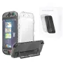 JYS JYS-NS2273 Switch2 Split Crystal Case Anti-Scratch Shockproof PC Protective Shell Precision Fit Full Stand Access Clear Protective Cover Gaming Accessories