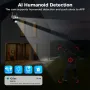 Hiseeu WS418B 4K 8MP Dual Lens Outdoor WiFi Camera Wireless PTZ Security ONVIF H.265+ Cam Night Vision AI Humanoid Detection Auto Tracking Two-Way Audio Monitoring IP Cameras