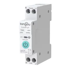 TO-Q-SY1-ZT Zigbe Din Rail Switch 32A-63A TUYA Smart Life APP & Voice Remote Control with Timing/Countdown Mode with Alexa Google Assistant [No Metering]