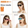 Lenovo Lecoo C8 Lite Smart Glasses bluetooth Earphone Sunglasses Graphene Diaphragm Deep Bass UV400 Polarization Lens Lightweight Smart Audio Glasses Support Voice Assistant Function