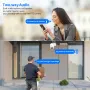 Hiseeu HD 3MP 5x Zoom WIFI IP Camera Outdoor Full Color Night Vision PTZ IP66 Waterproof Security 2MP Speed Camera